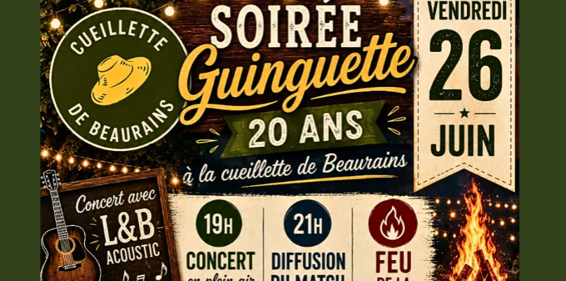 26 Juin: 20 ans de la Cueillette